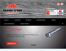 Tablet Screenshot of beavercreekhomecenter.com